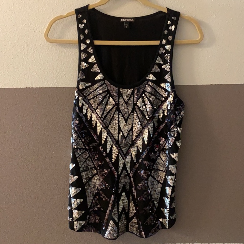 EXPRESS Sequin Tank💖